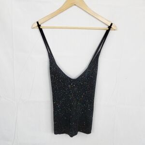 Vintage Large Glittery Tank Top